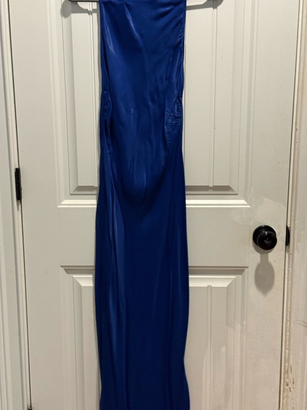 Long mock neck dress